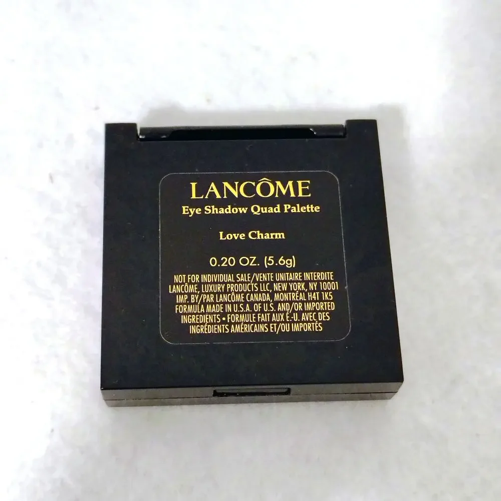 Lancome Love Charm Eye Shadow Quad Palette 0.20 oz. NEW Gold Purple Pink Beige